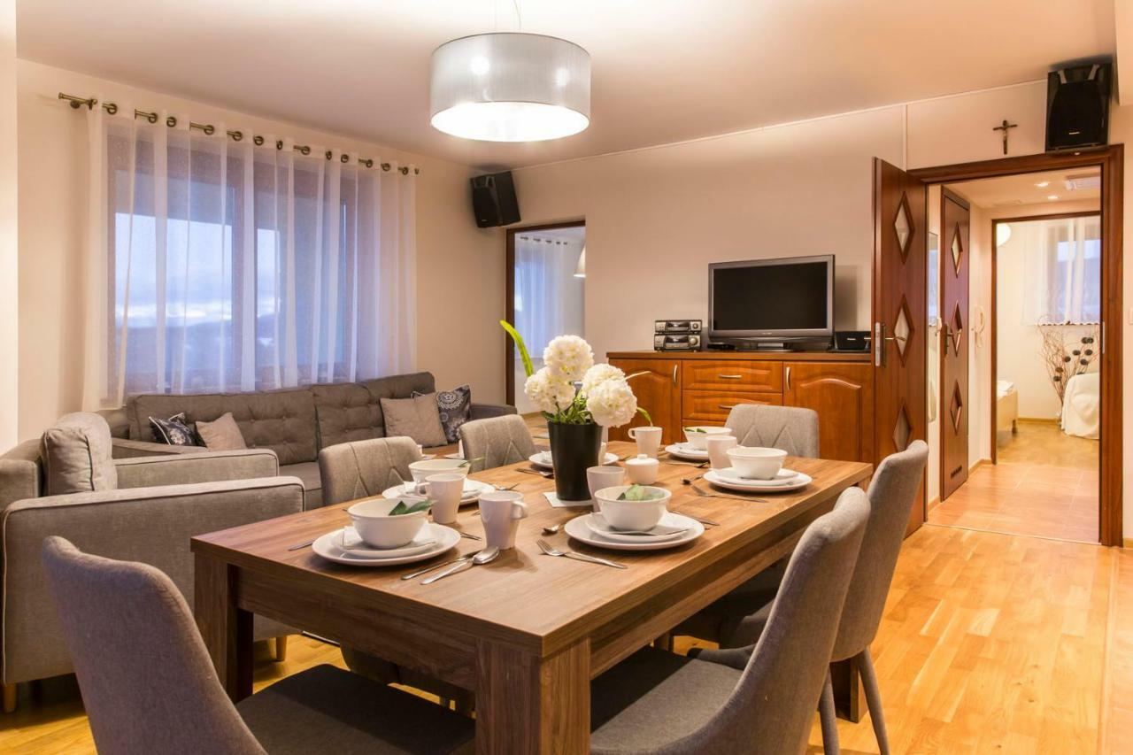 Апартаменты Apartament Sielanka, Basen Косцелиско Экстерьер фото